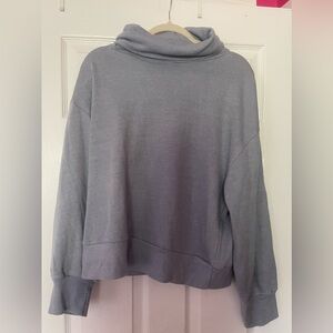 Vintage Havana Light blue turtle neck sweatshirt